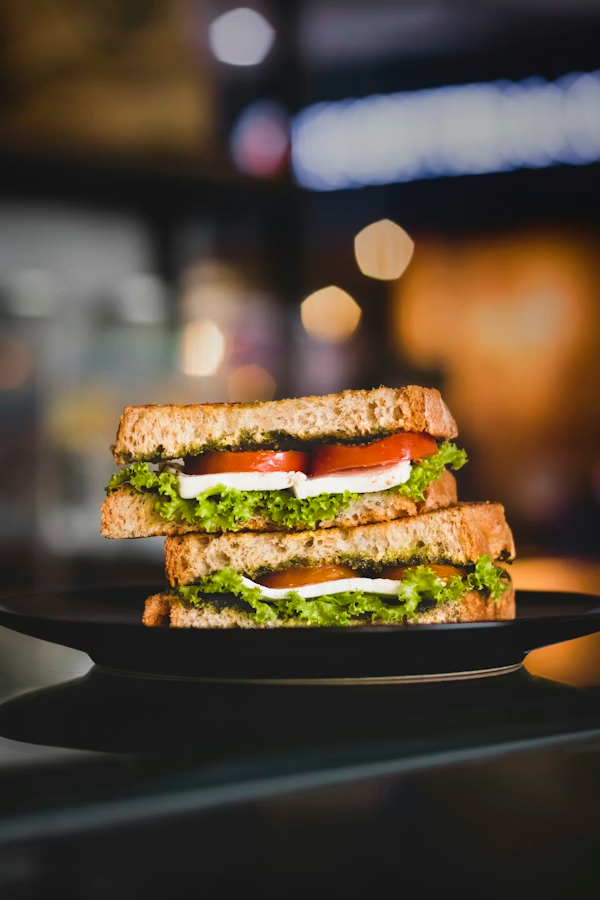 Breakfast Sandwich on Wheat